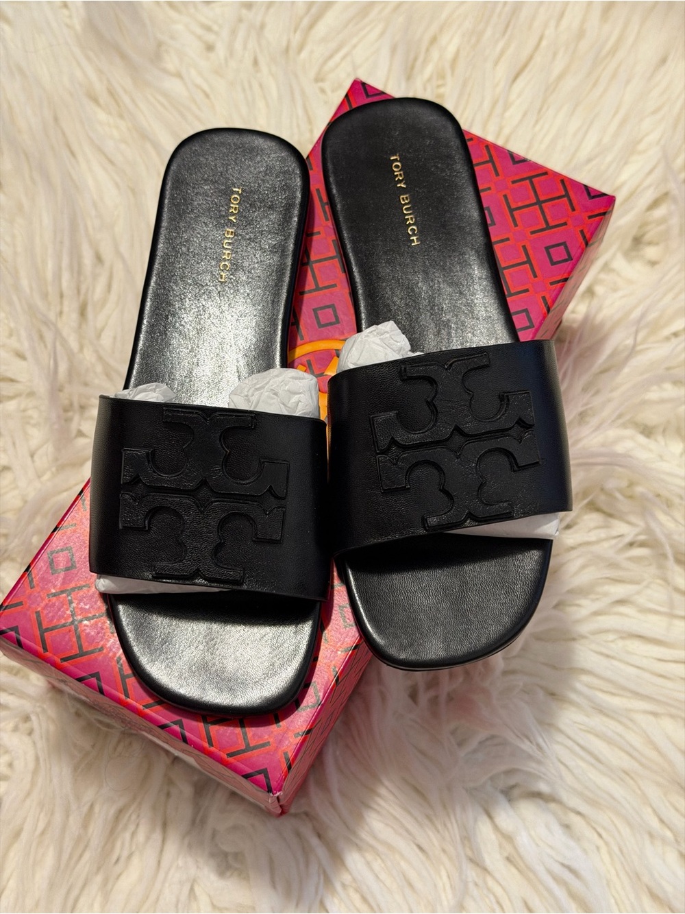 Tory Burch Ines Flat Slide Sandals